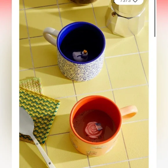 LAST ONE🌷! Urban Outfitters Hidden Icon Flower Mug NEW! - Picture 1 of 13